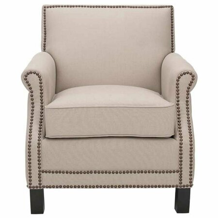 SAFAVIEH Evan Beige Club Chair MCR4572B